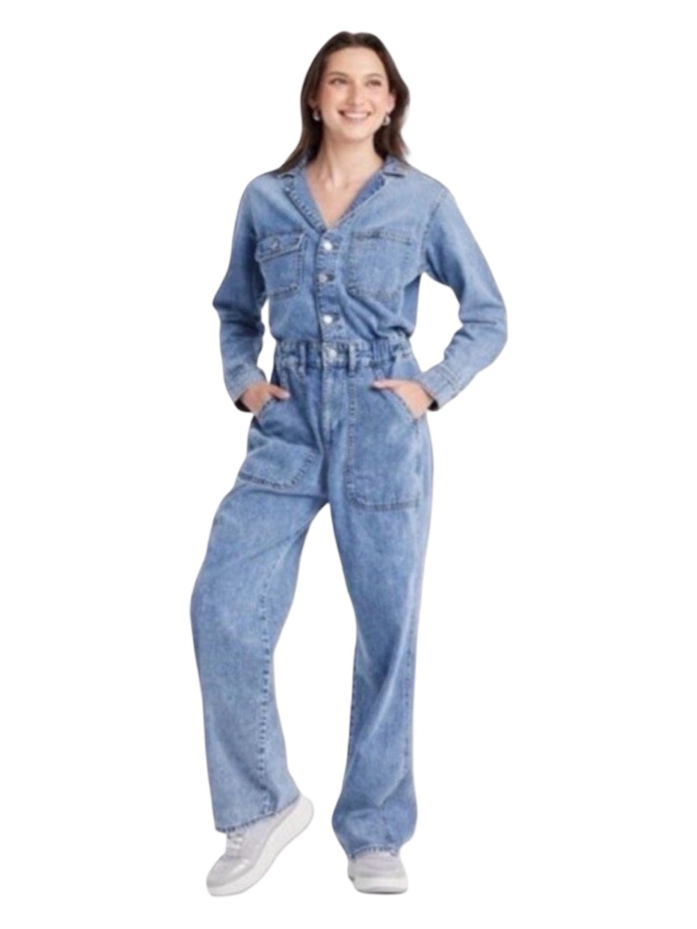 Universal Thread Denim Utility Jumpsuit - Size 16R